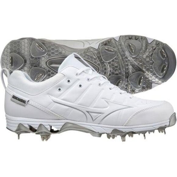 NWT Mizuno Men's 9-Spike Ambition 2 Metal Baseball Cleats - Picture 2 of 9